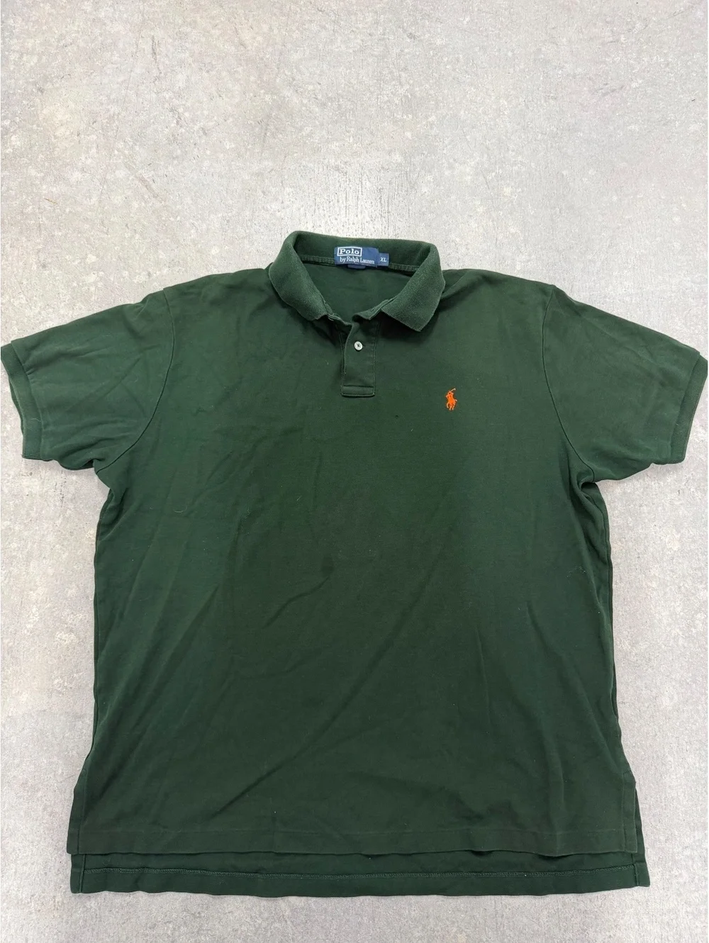 Polo Ralph Lauren Shirt Green Mens Short Sleeve Polo Classic Fit